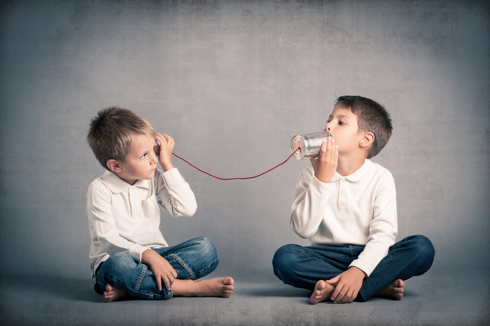 children asking questions at mediation